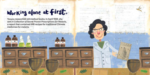 Fever, Moments in Science series of STEM nonfiction picture books, by Darcy Pattison. Medical research, ages 7-12. Female scientist