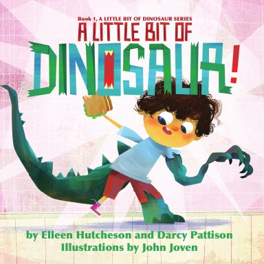 A Little Bit of Dinosaur series, Book 1, by Darcy Pattison and Elleen Hutcheson, ages 5-10. STEM books with humor