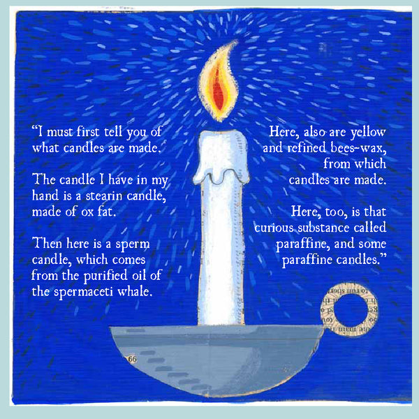 Burn, Moments in Science series, nonfiction STEM picture books for ages 7-12, by Darcy Pattison. Science of burning a candle.
