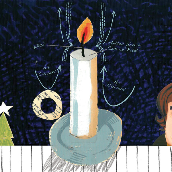 Burn, Moments in Science series, nonfiction STEM picture books for ages 7-12, by Darcy Pattison. Science of burning a candle.