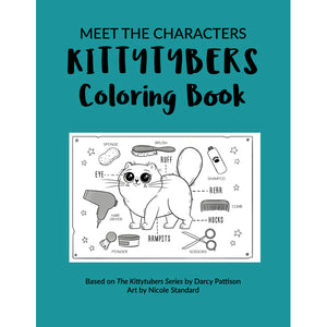Kittytubers series. Follow the kittens as they try to become Kittytube stars. Coloring book  for 7-12 year olds.