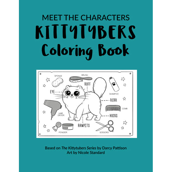 Kittytubers series. Follow the kittens as they try to become Kittytube stars. Coloring book for 7-12 year olds.