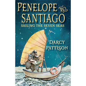 Penelolpe and Santiago, middle grade fantasy book about facing the wider world, ages 8-12, by Darcy Pattison