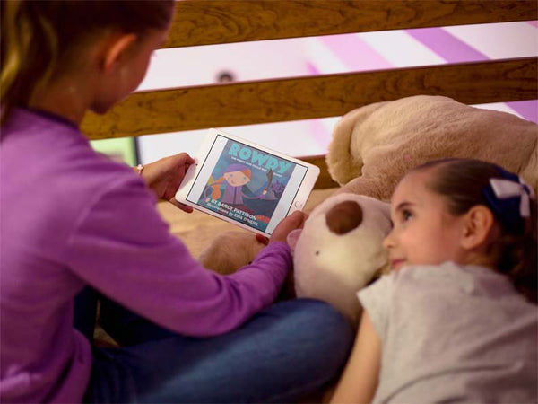 Rowdy, picture book bedtime story by Darcy Pattison, ages 4-8. A pirate captain longs for her father's lullaby.