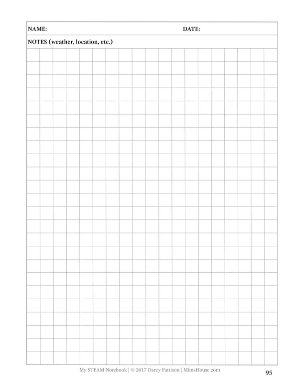 My STEAM Notebook, STEM writing book for kids by Darcy Pattison