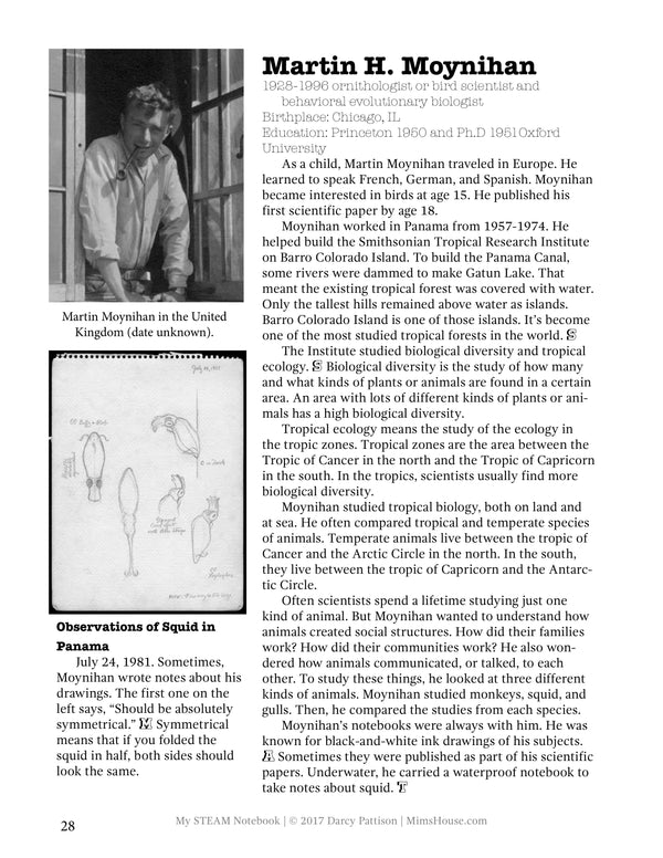 My STEAM Notebook, STEM writing book for kids by Darcy Pattison