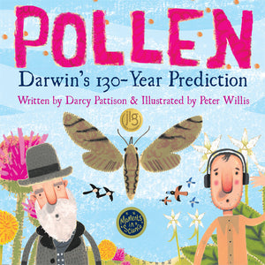 Cover of Pollen: Darwin's 130-Year Prediction | Kids Book | MimsHouse